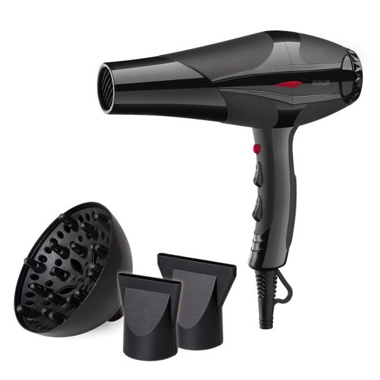 Muhler Πιστολάκι Μαλλιών, MD-2021CD, Black/Red, Muhler